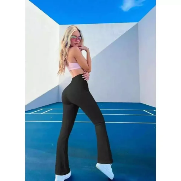 Bootcut Leggings | Fat Burning | Compression Wear | 3D knitting Slim | Stretchy | High Waist | Sports Fashion | Urotek - Image 3