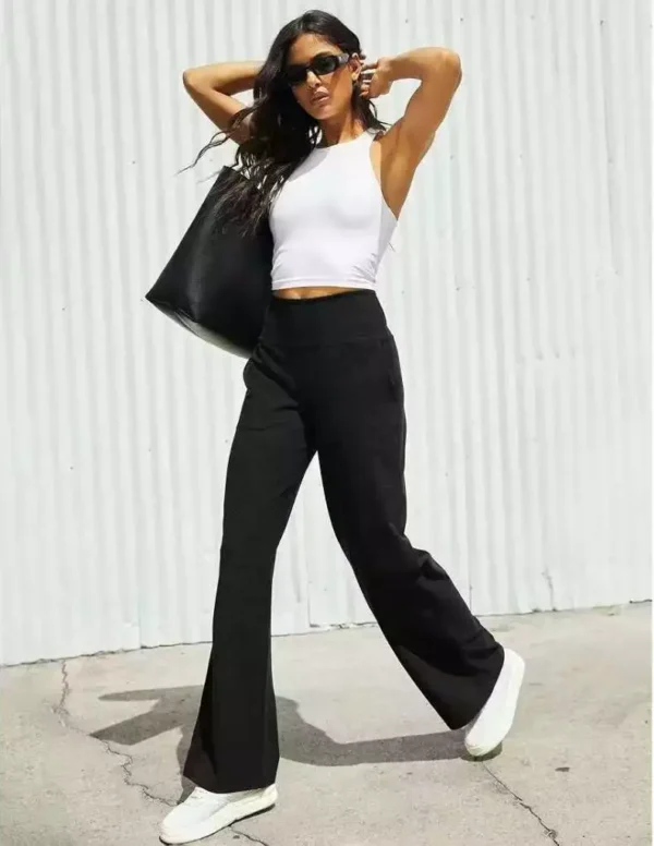 Bootcut Leggings | Fat Burning | Compression Wear | 3D knitting Slim | Stretchy | High Waist | Sports Fashion | Urotek