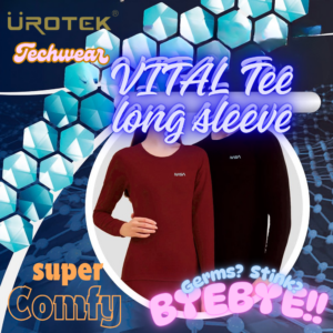 UROTEK Vital Energy Tee Long Sleeve Muslimah Anti Fatigue Recovery