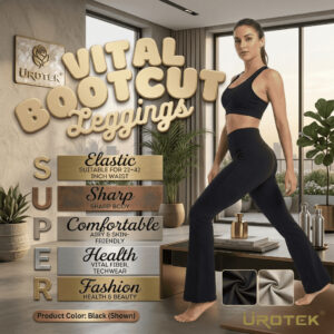 UROTEK Graphene Bootcut Pants High Waist Slimming Tummy Control Muslimah FIR