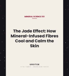 UROTEK Knowledge Series cover image - The Jade Effect: mineral-infused fibres cooling technology