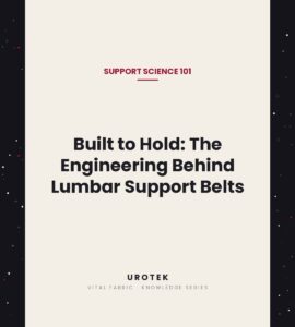 UROTEK Knowledge Series cover image - How lumbar support belts engineer spinal compression
