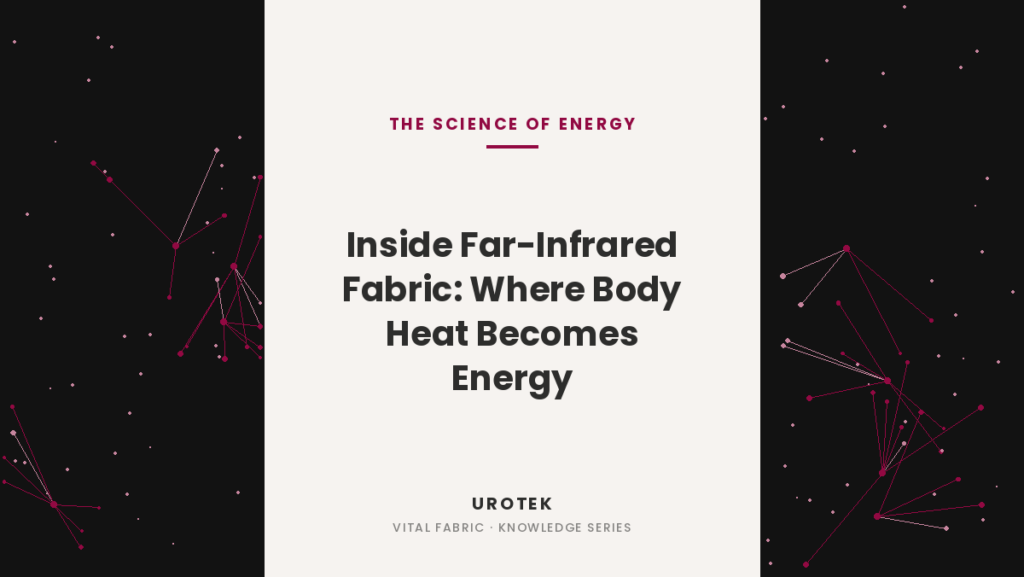 UROTEK far-infrared fabric energy banner