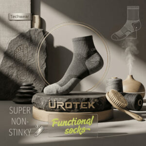 UROTEK Graphene Massage Socks Plantar Fasciitis Anti-Odor