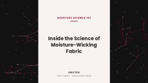 UROTEK moisture-wicking fabric science banner