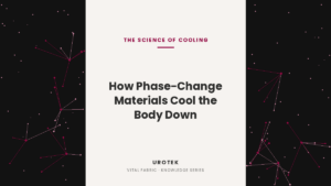 UROTEK phase-change cooling fabric banner