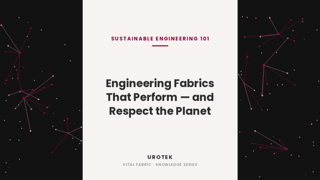 UROTEK sustainable fabric engineering banner