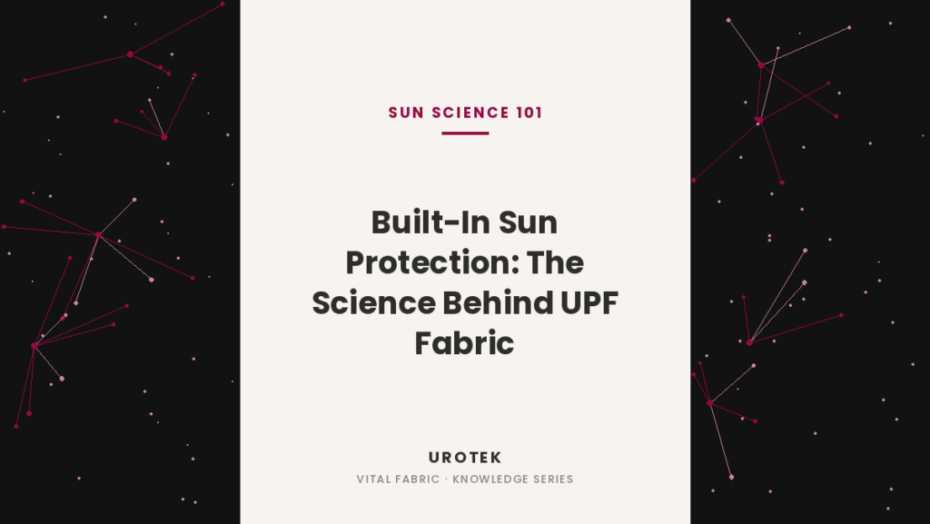 UROTEK UV protection UPF sun-safe fabric banner