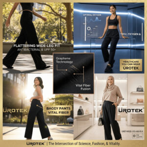 UROTEK Graphene Wide Leg Palazzo Pants Muslimah